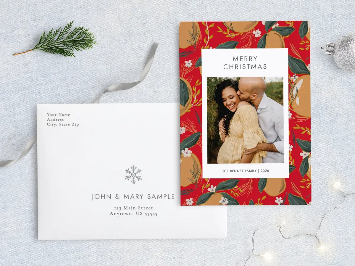 Front with Envelope Design