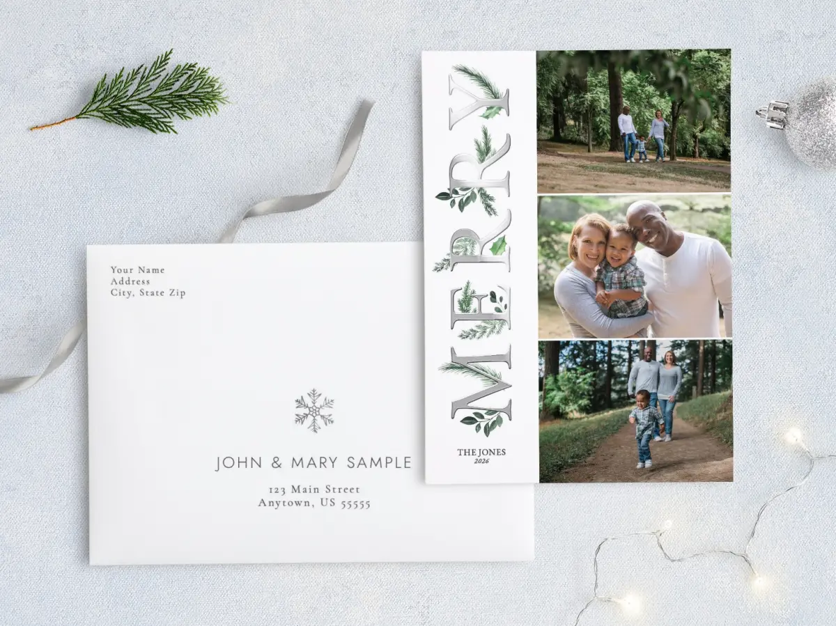 Front with Envelope Design