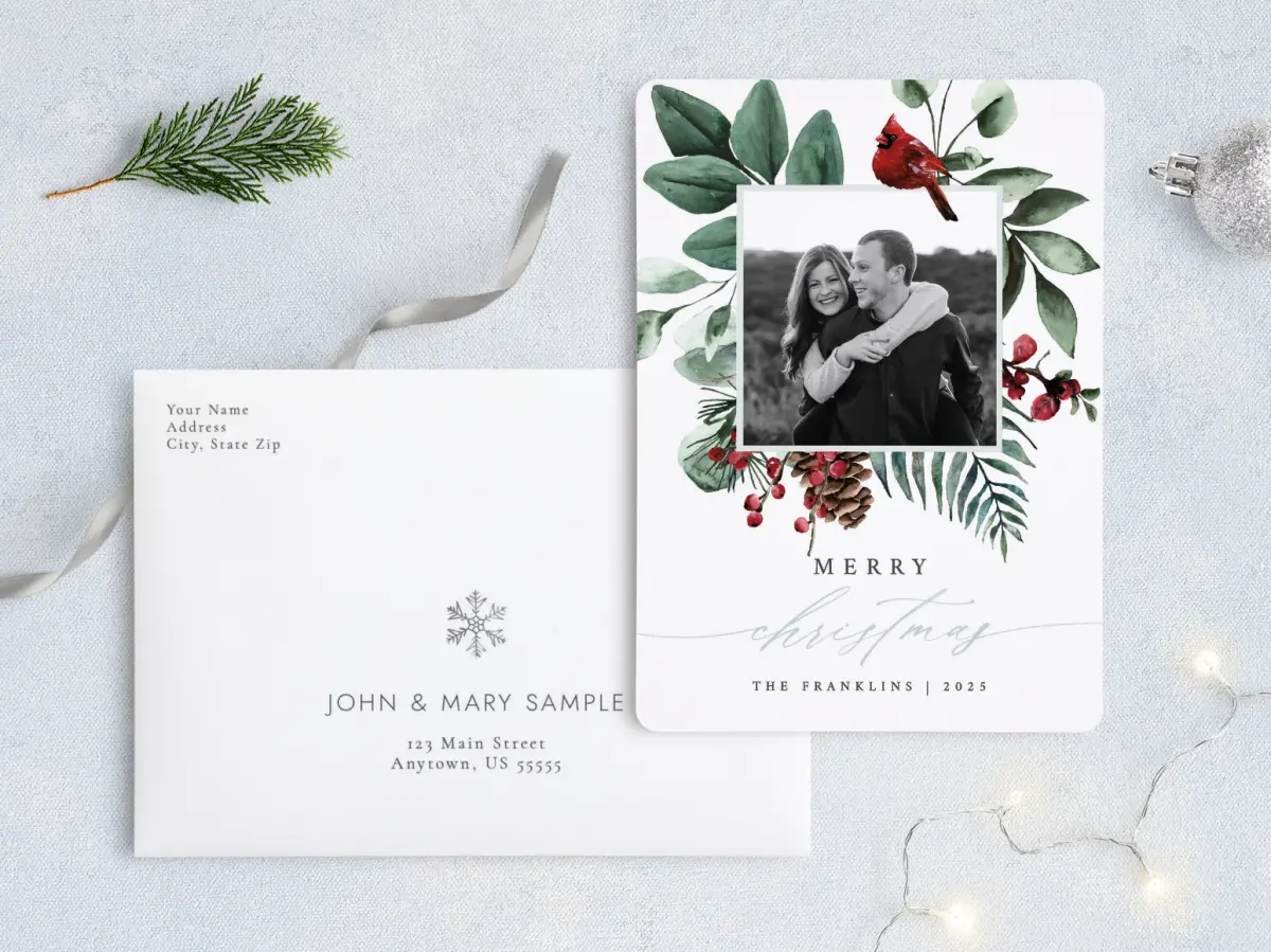 Front with Envelope Design
