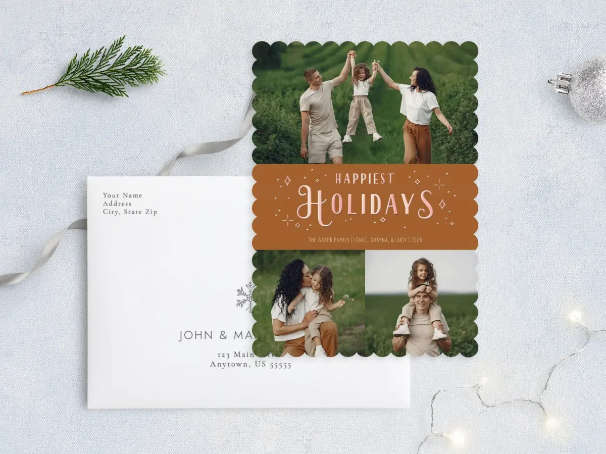 Front with Envelope Design