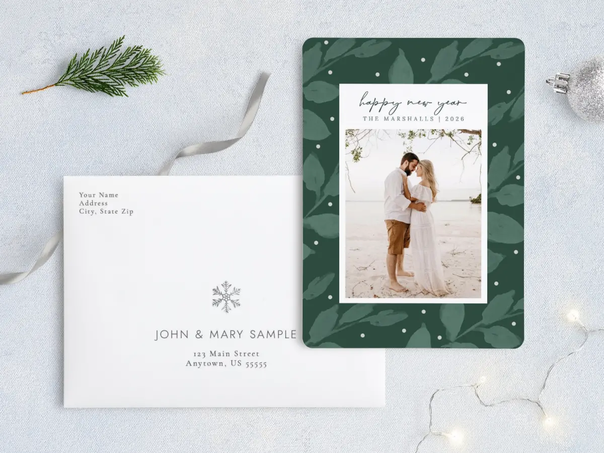 Front with Envelope Design