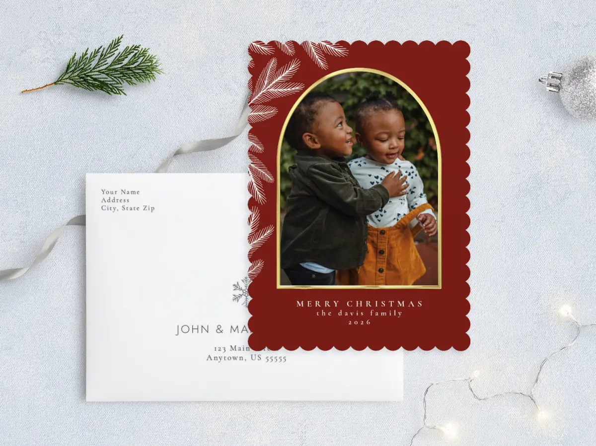 Front with Envelope Design