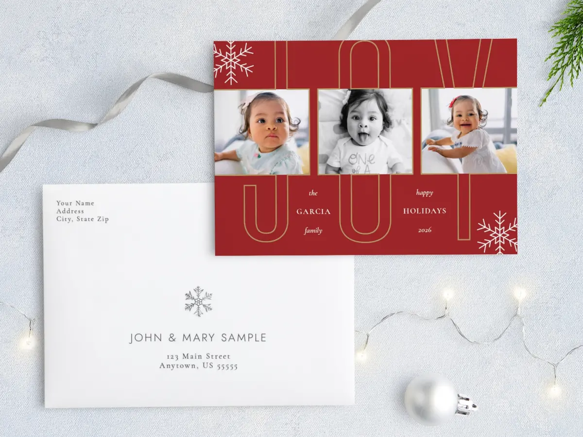 Front with Envelope Design