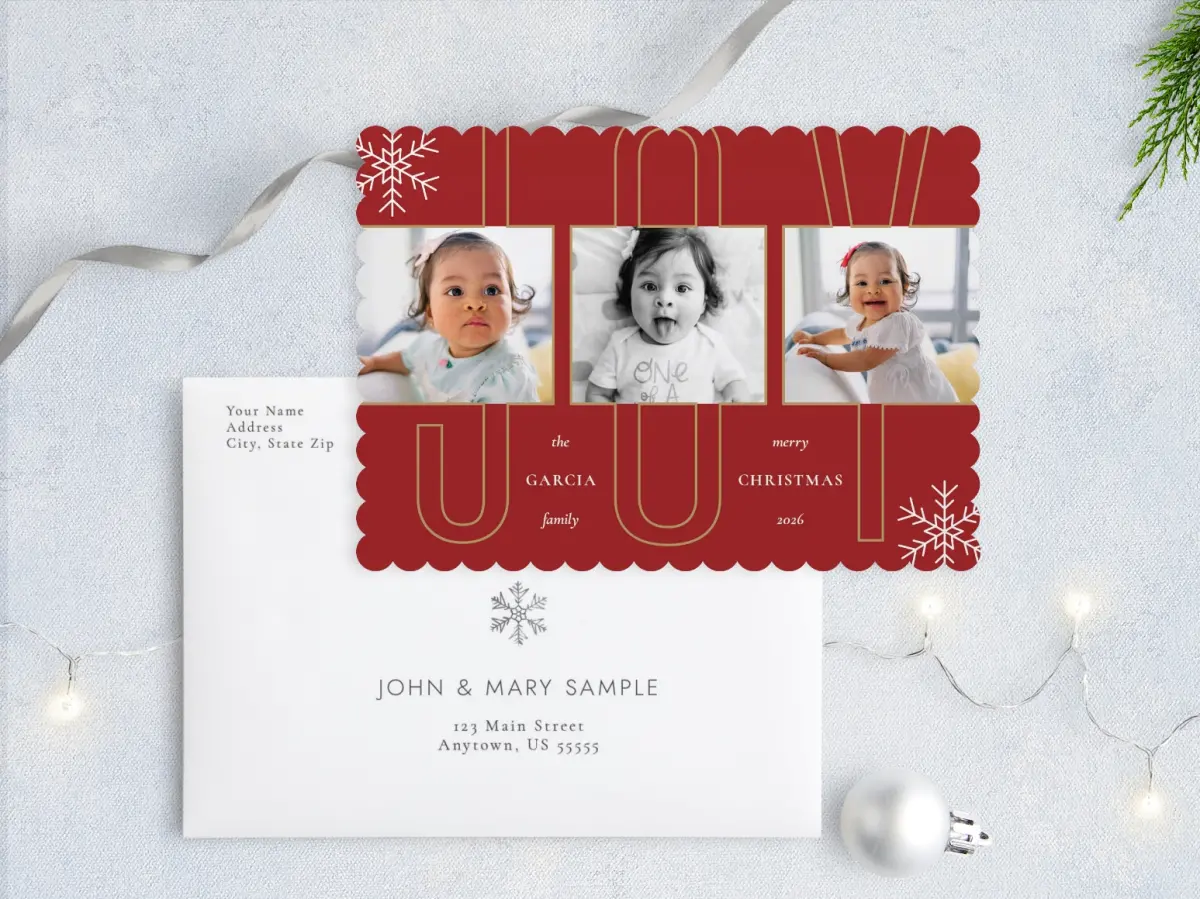 Front with Envelope Design