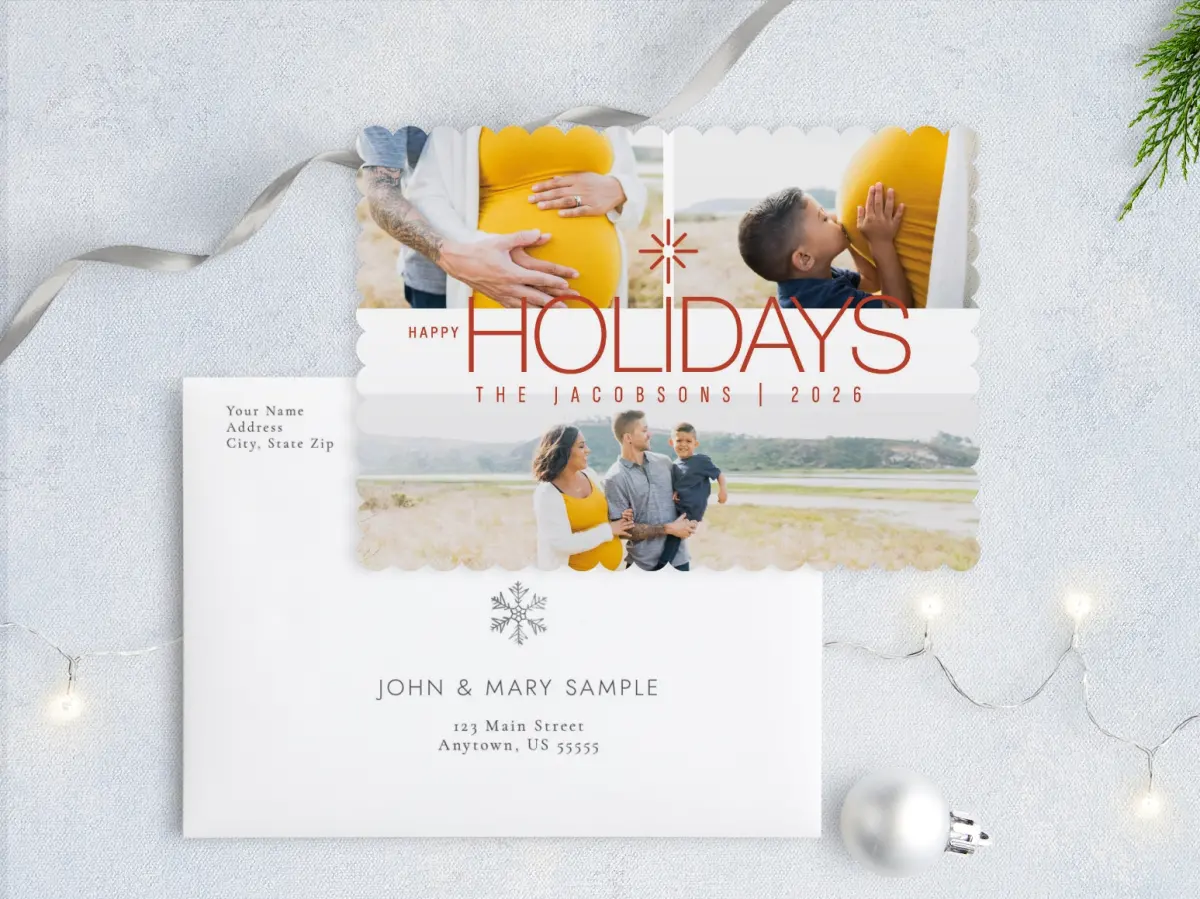 Front with Envelope Design