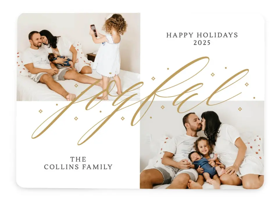 Joyful Script | Christmas Cards