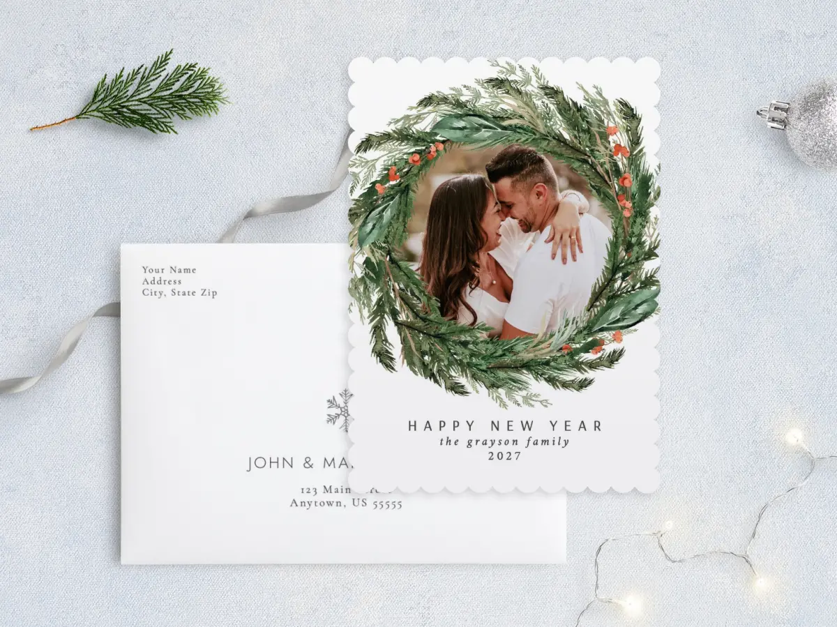 Front with Envelope Design