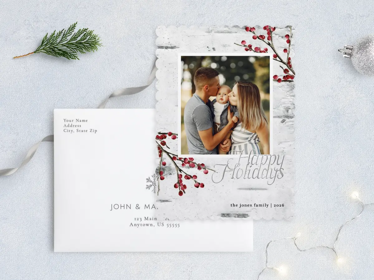 Front with Envelope Design