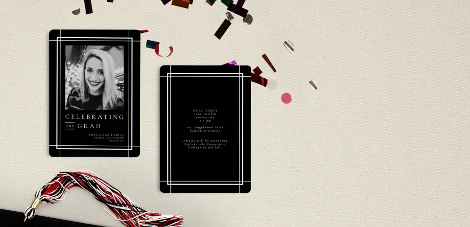 Grad Card Back