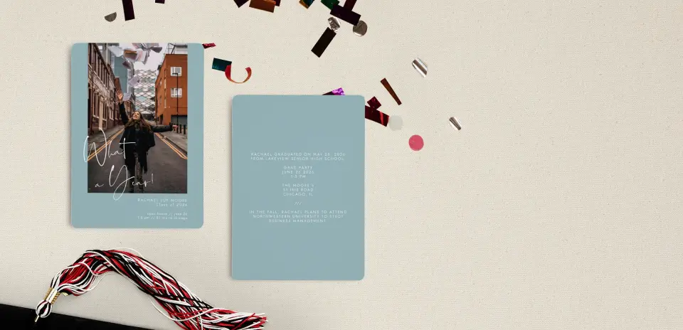 Grad Card Back