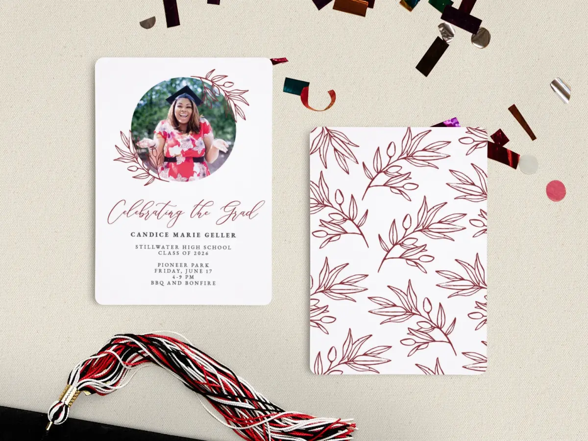 Grad Card Back