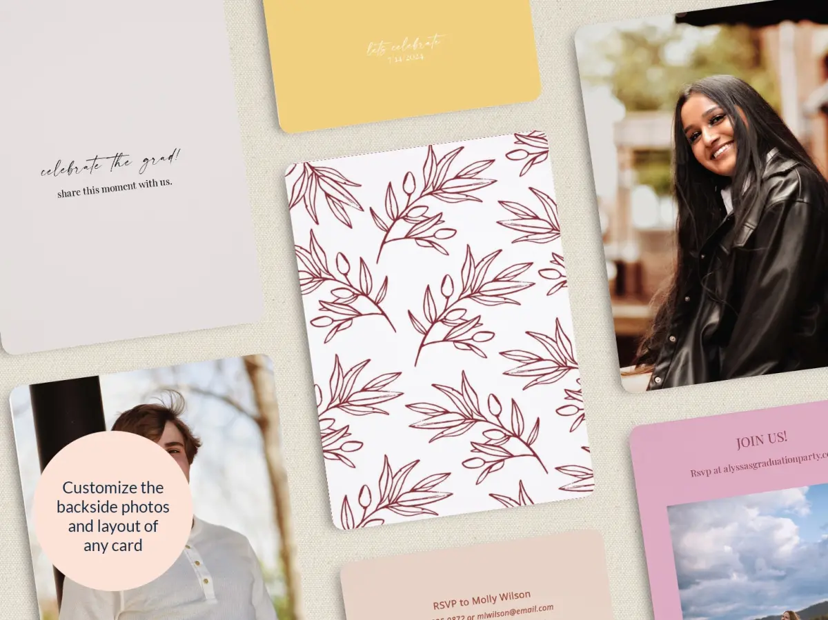 Grad Card Back
