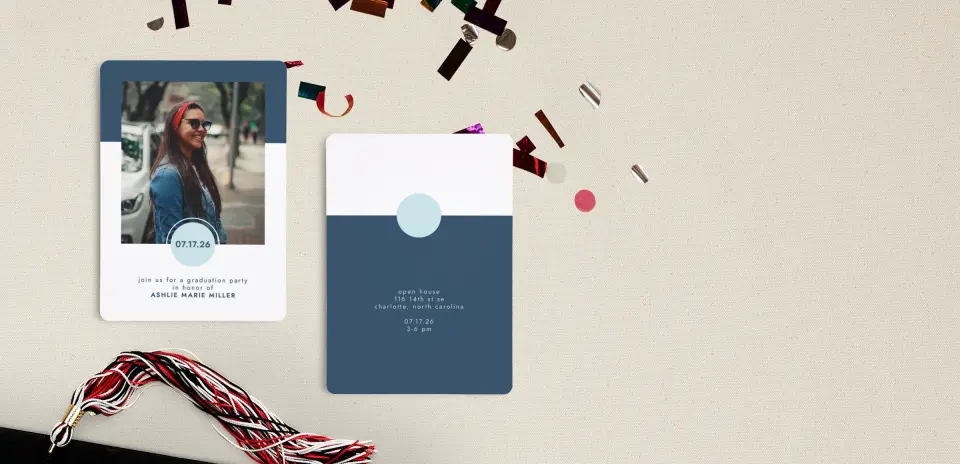 Grad Card Back