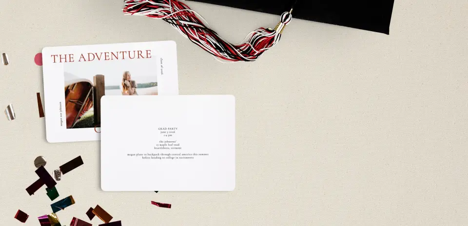 Grad Card Back