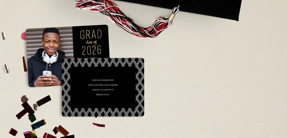 Grad Card Back