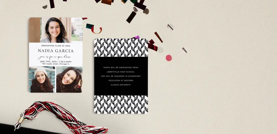 Grad Card Back