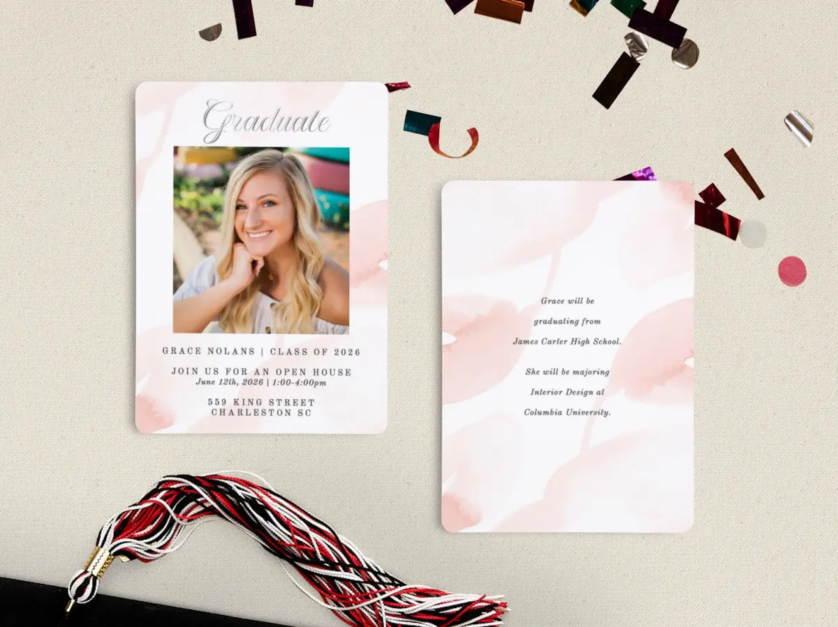 Grad Card Back