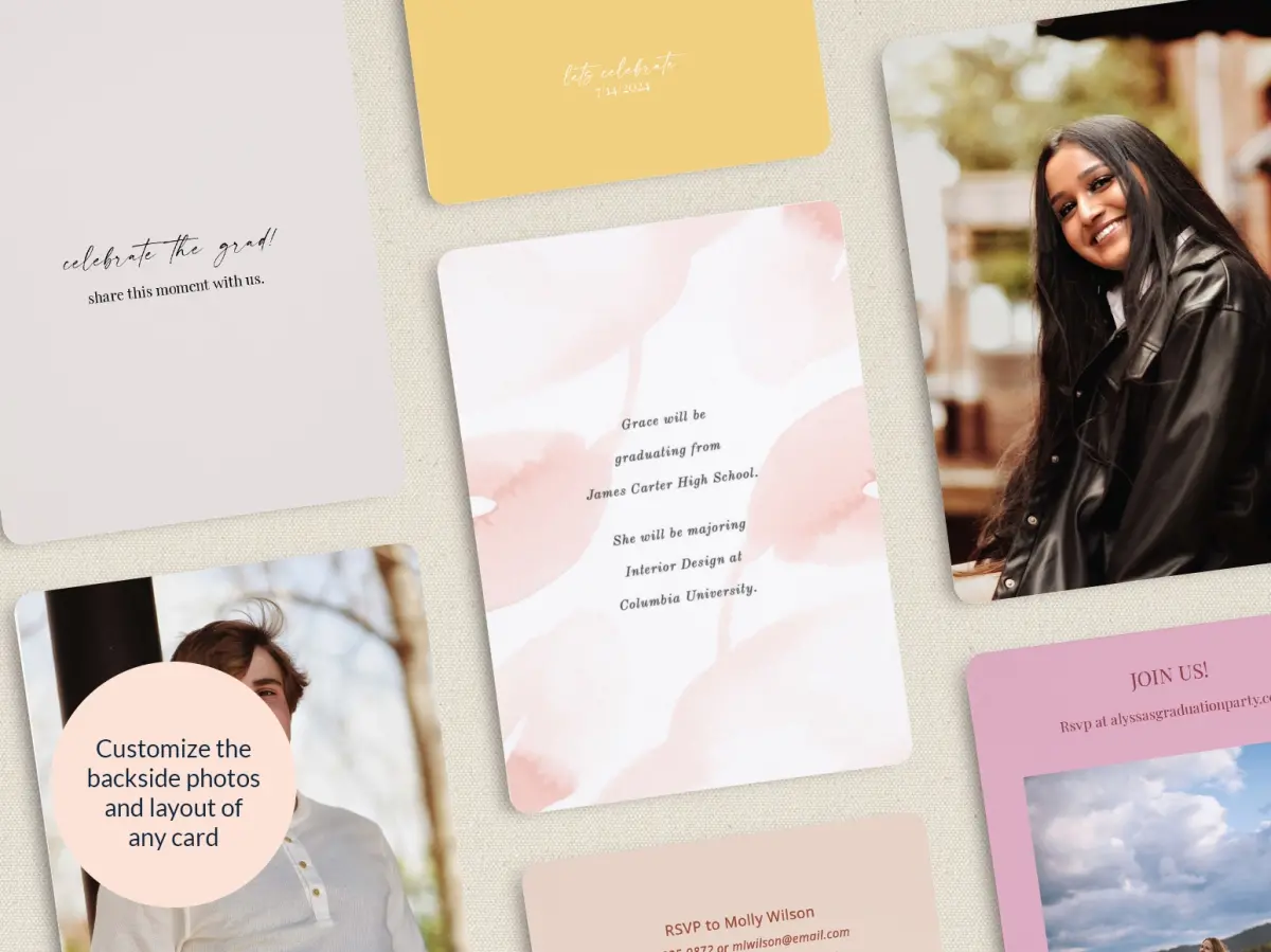 Grad Card Back