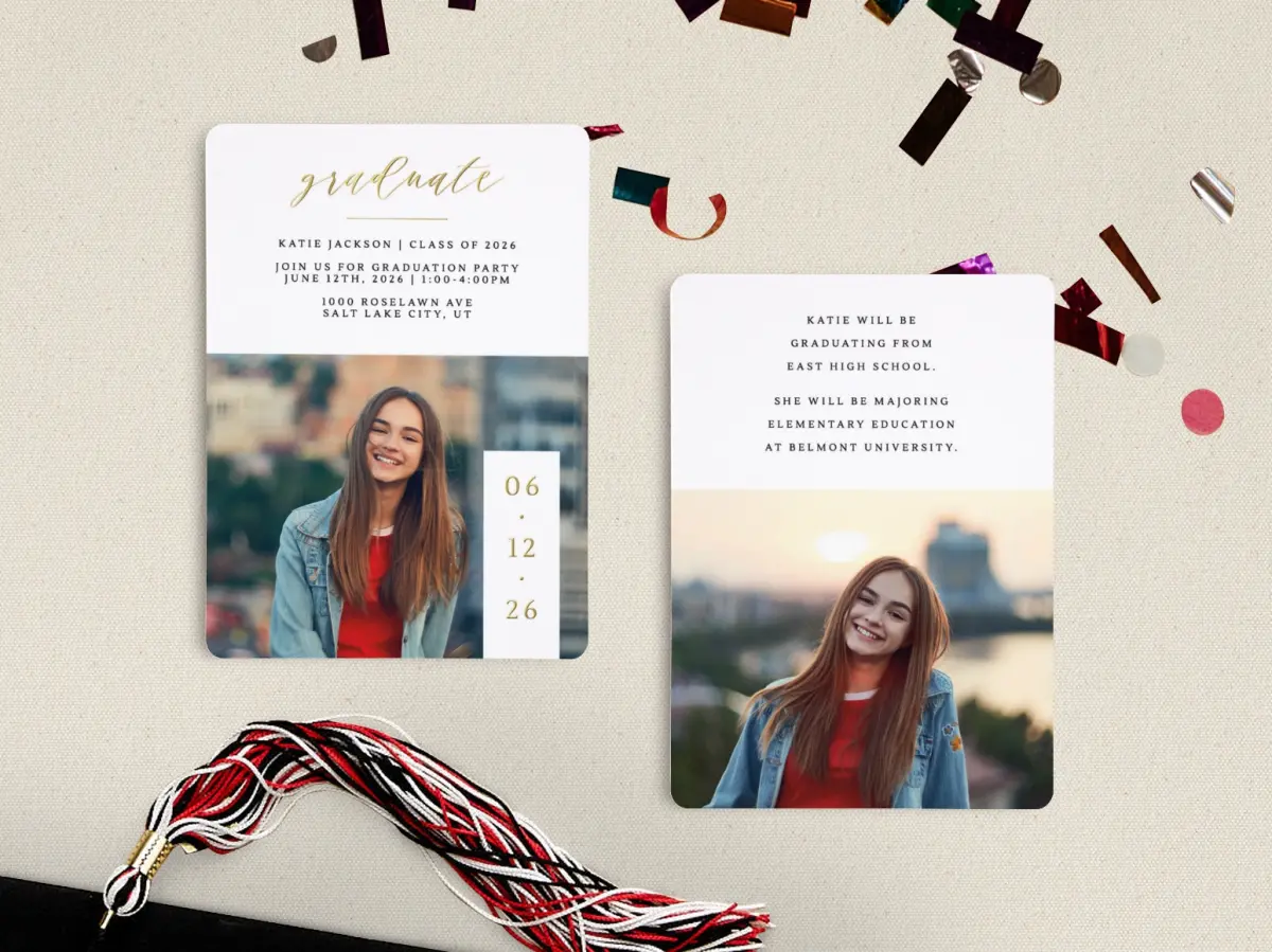 Grad Card Back