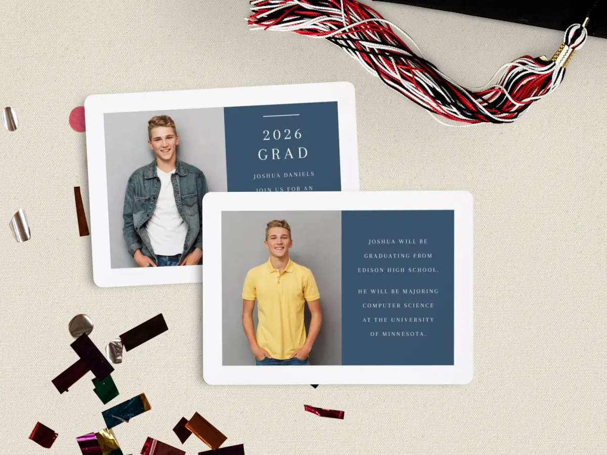 Grad Card Back