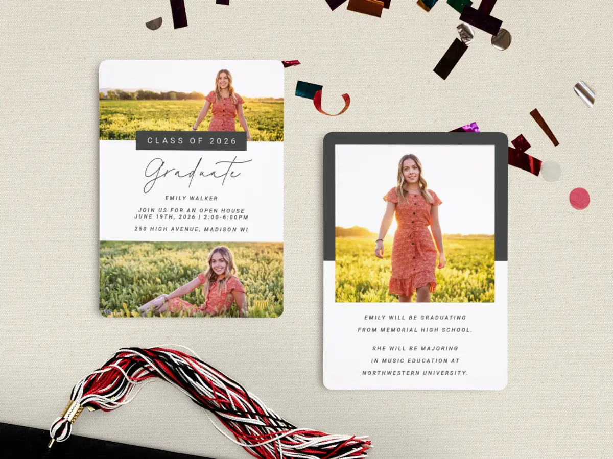 Grad Card Back