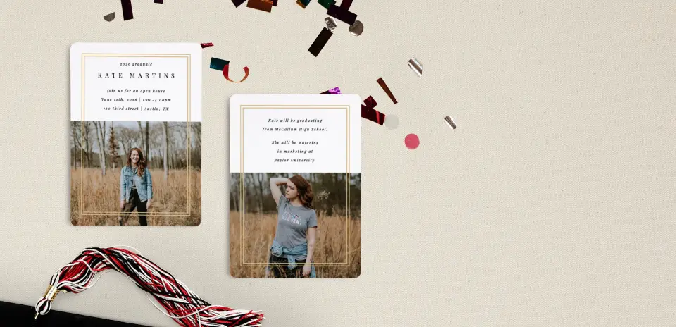 Grad Card Back