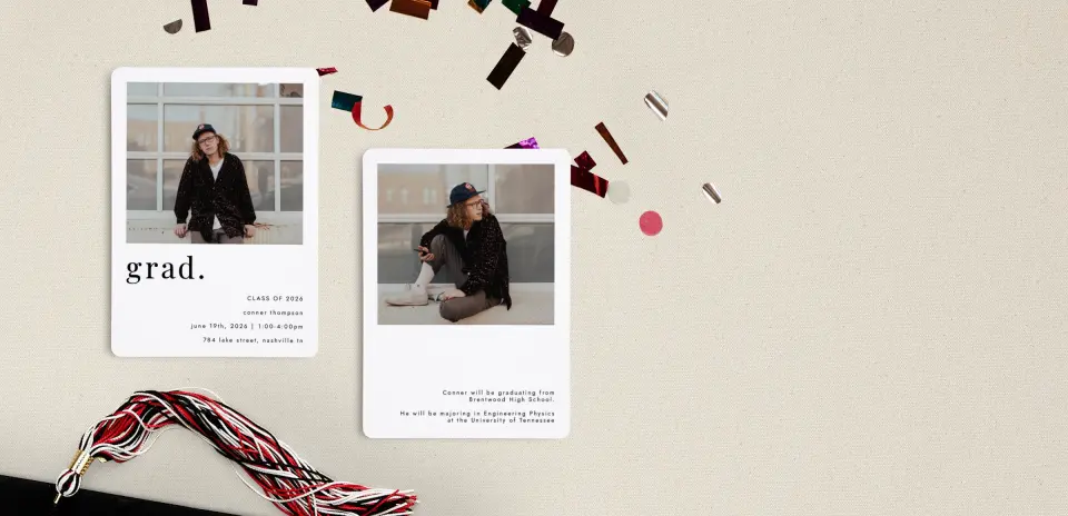 Grad Card Back