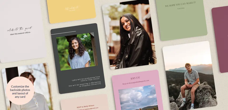 Grad Card Back