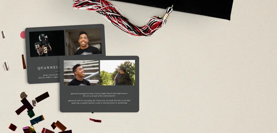 Grad Card Back