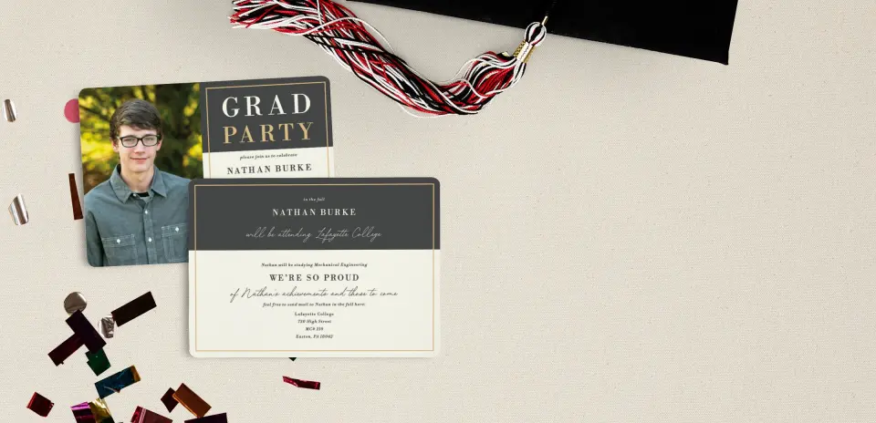 Grad Card Back