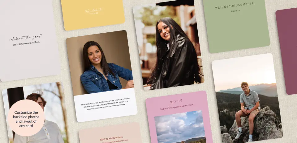 Grad Card Back