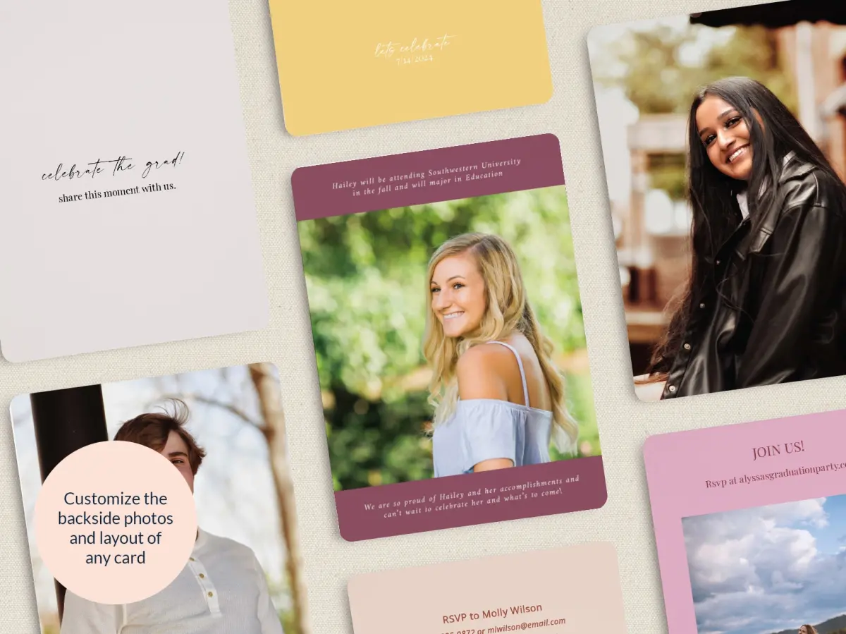 Grad Card Back
