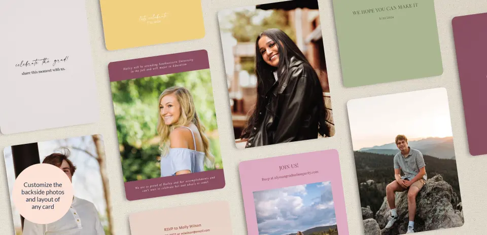 Grad Card Back
