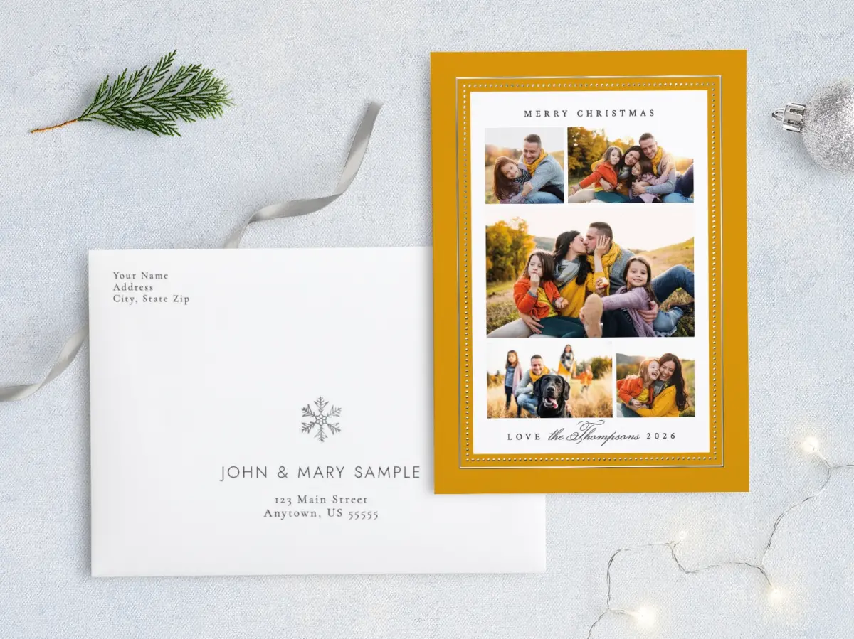 Front with Envelope Design
