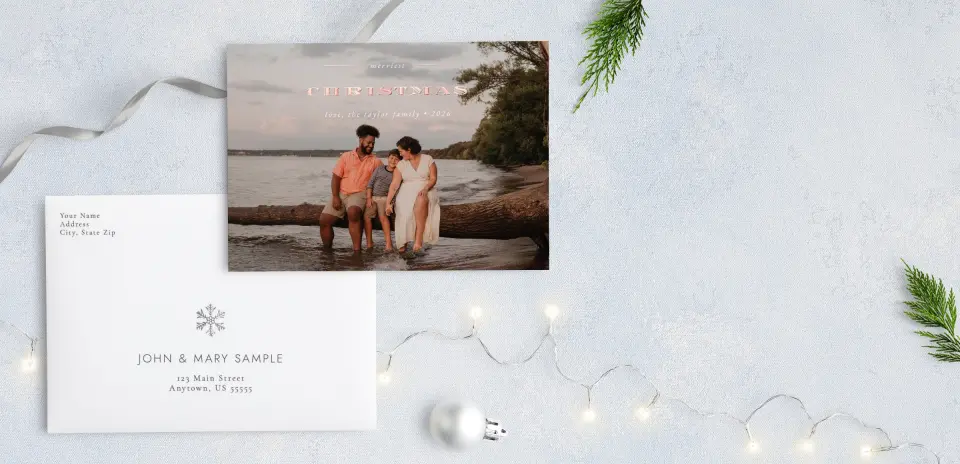 Front with Envelope Design