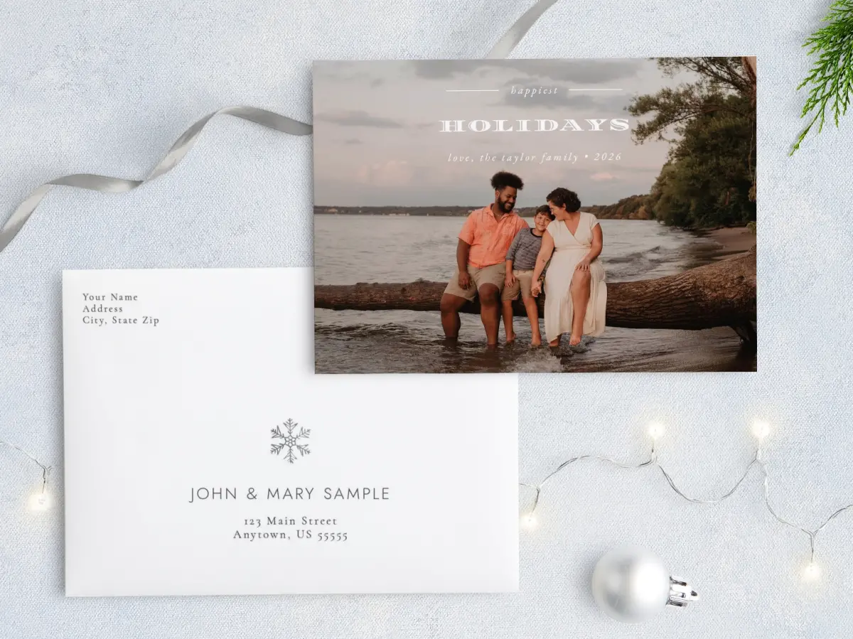 Front with Envelope Design