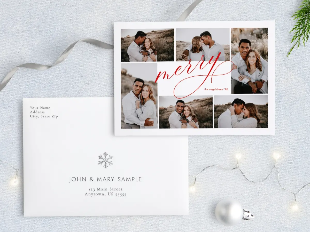Front with Envelope Design