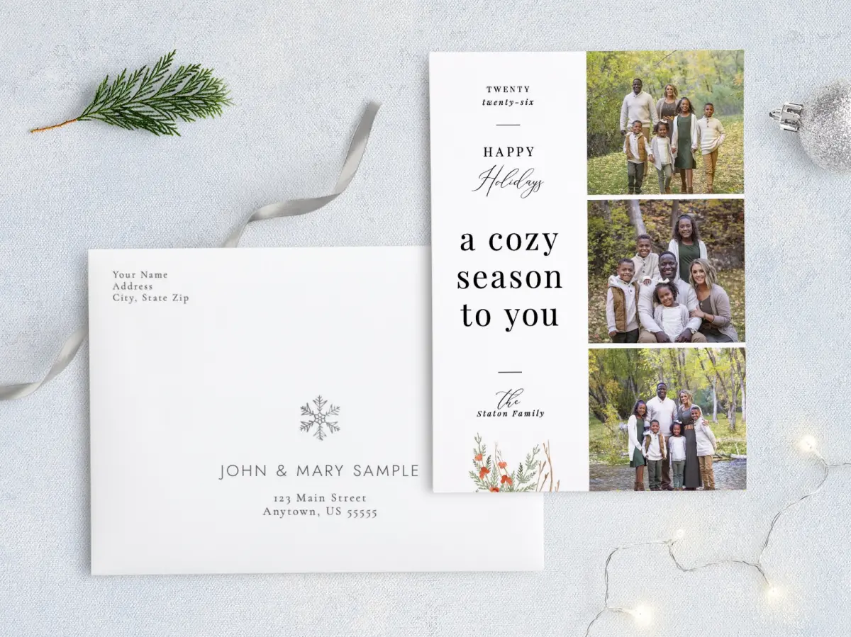 Front with Envelope Design
