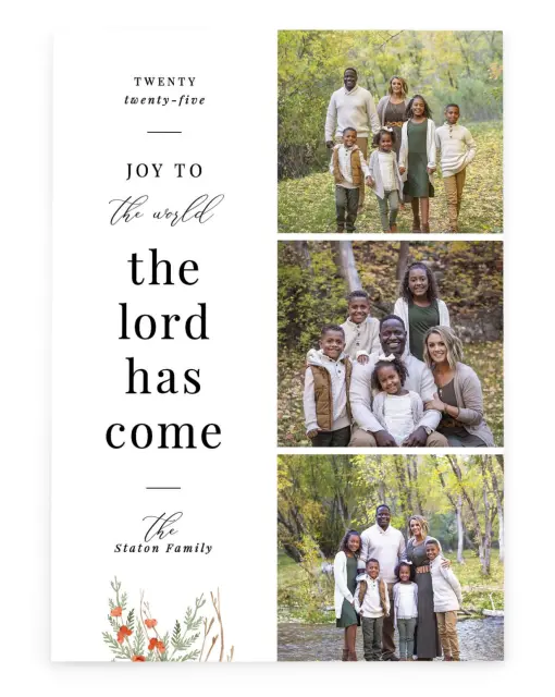 The Lord Has Come | Christmas Cards