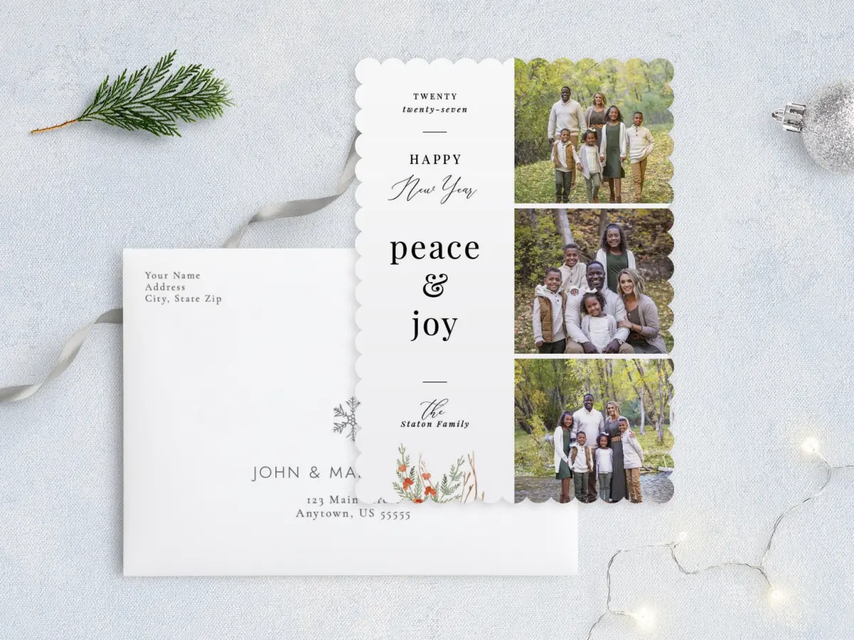 Front with Envelope Design