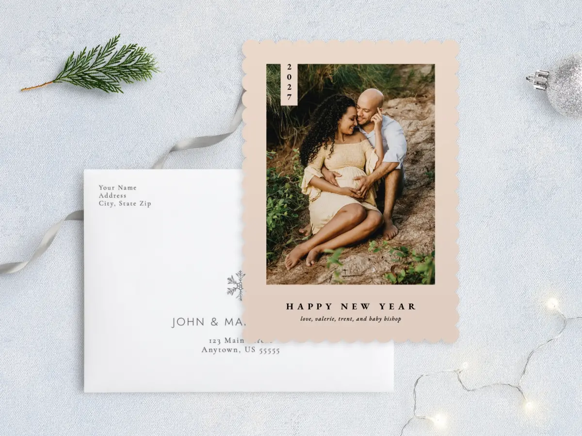 Front with Envelope Design