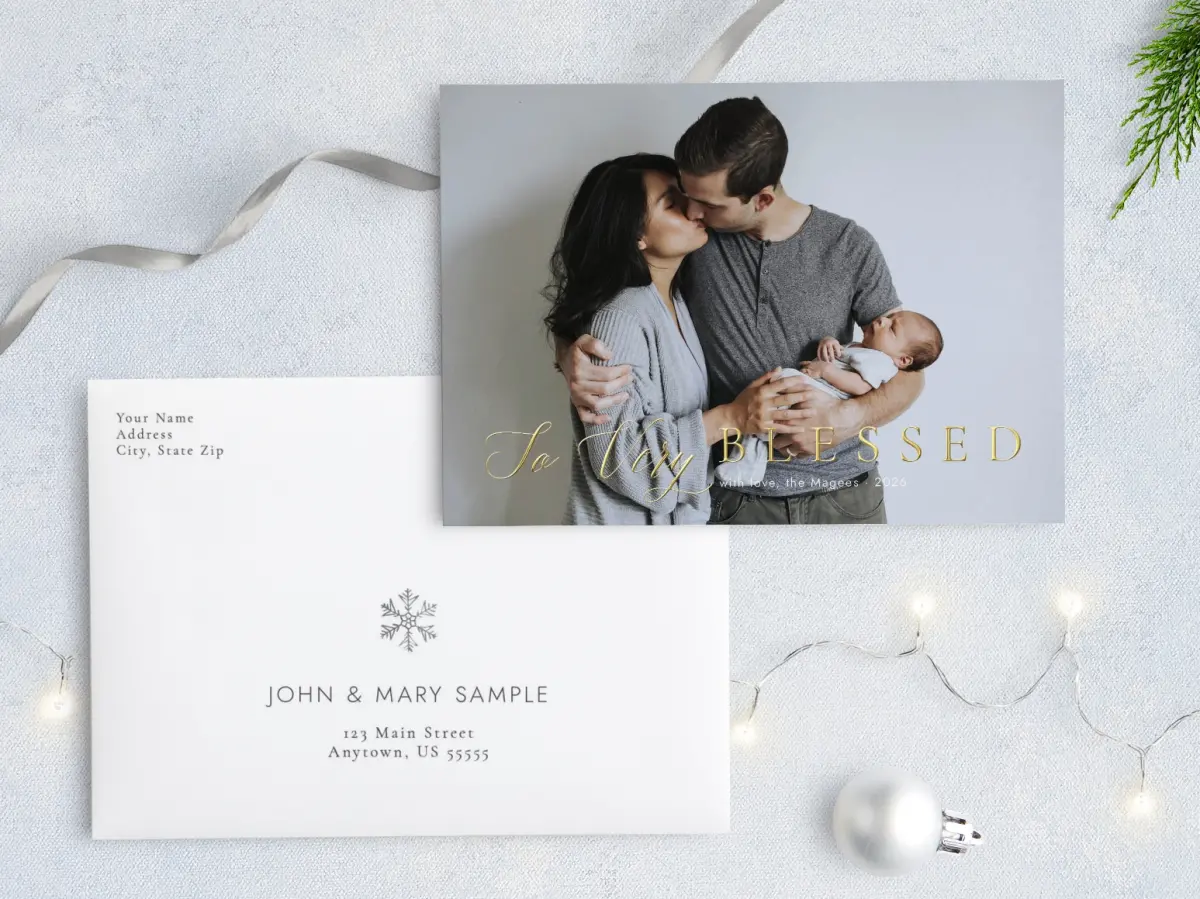 Front with Envelope Design
