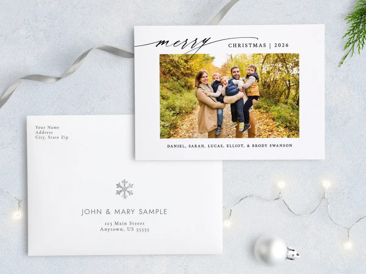 Front with Envelope Design