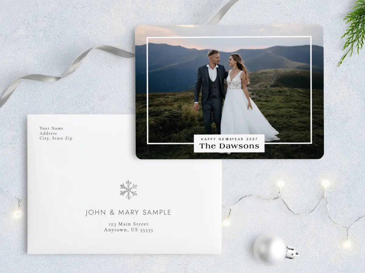 Front with Envelope Design