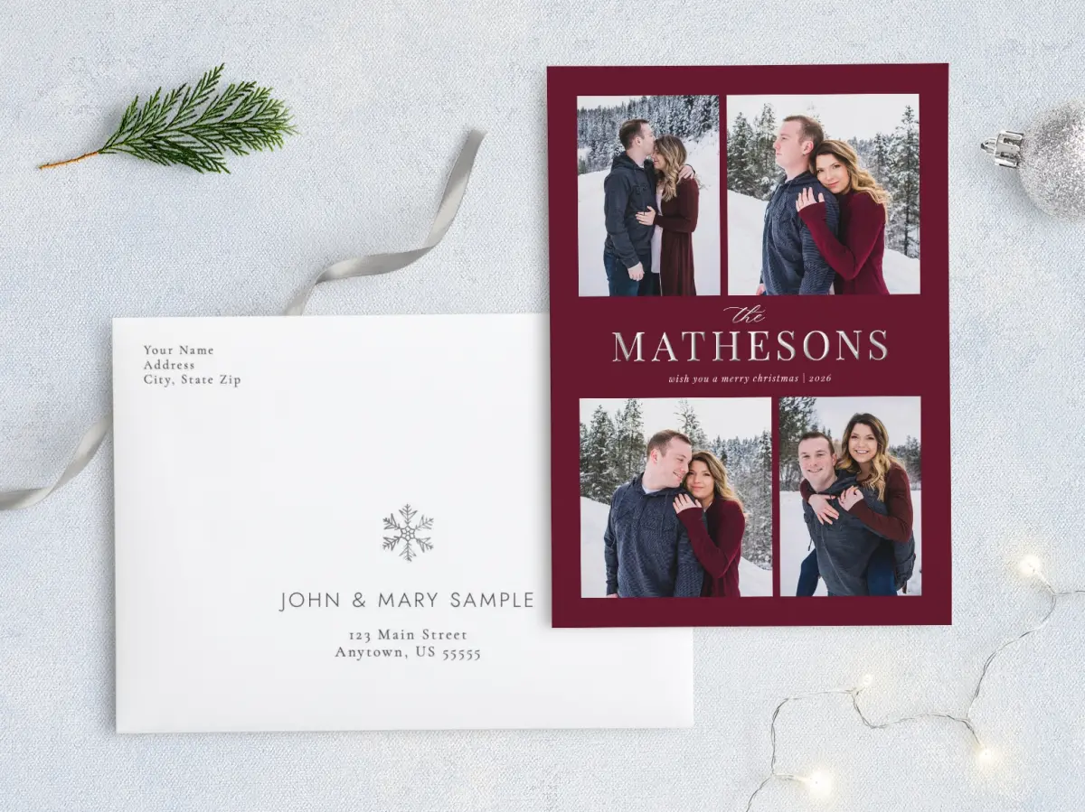 Front with Envelope Design