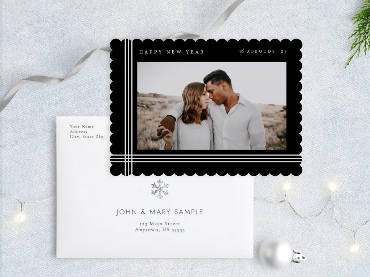 Front with Envelope Design