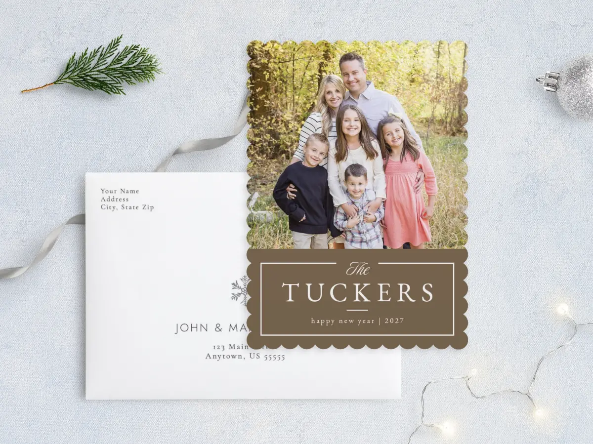 Front with Envelope Design