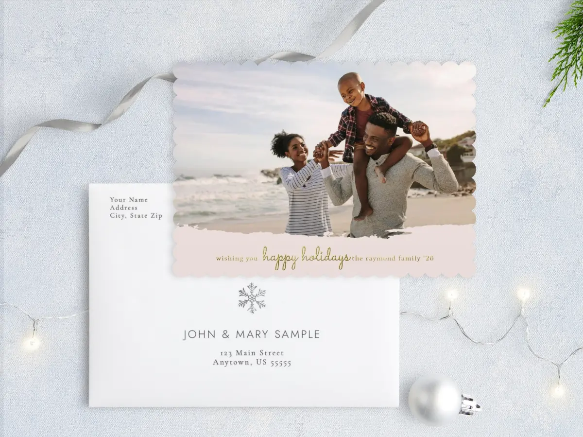 Front with Envelope Design