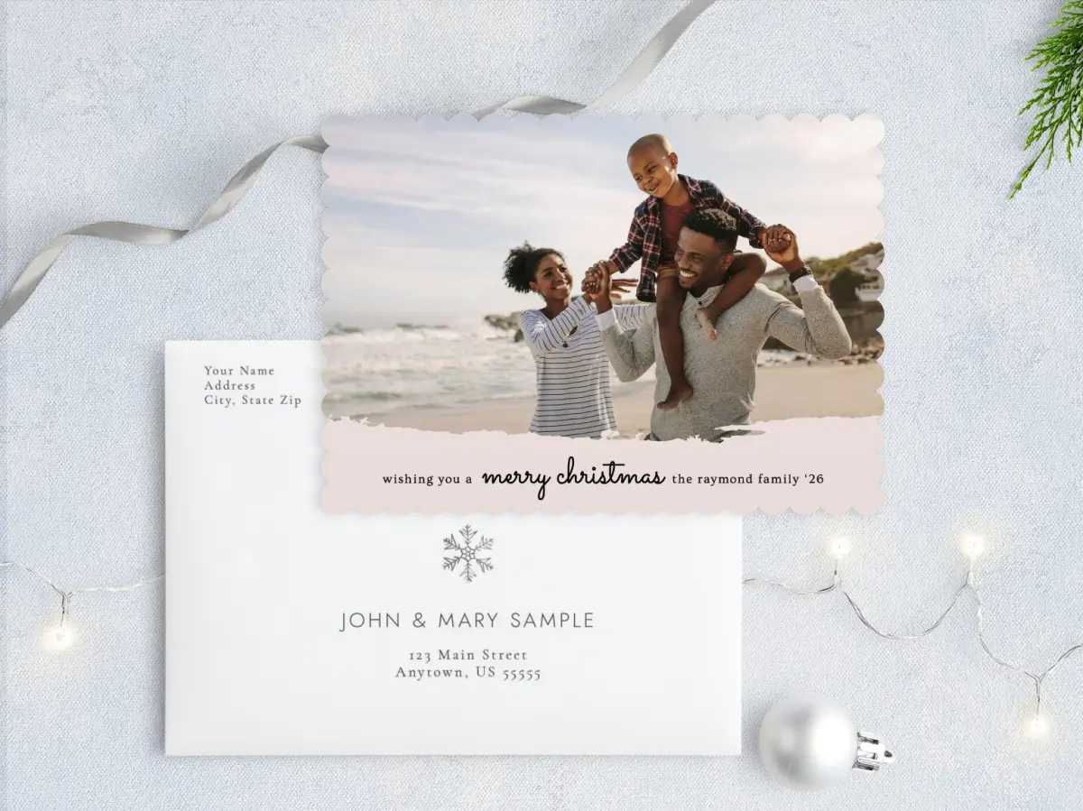 Front with Envelope Design