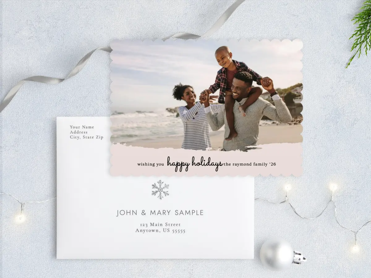 Front with Envelope Design